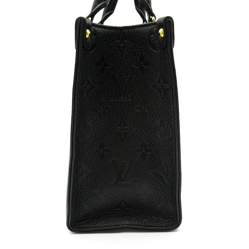 Louis Vuitton on the Go PM Monogram Empreinte Handbag Noir — view 5