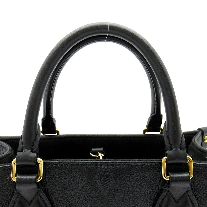 Louis Vuitton on the Go PM Monogram Empreinte Handbag Noir — view 2