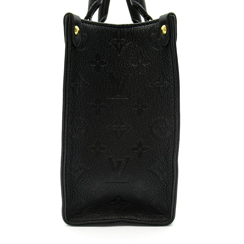 Louis Vuitton on the Go PM Monogram Empreinte Handbag Noir — view 3