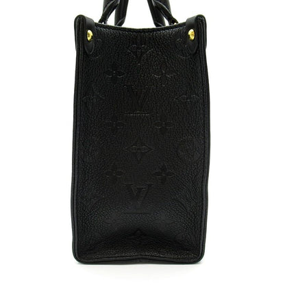 Louis Vuitton on the Go PM Monogram Empreinte Handbag Noir — view 3