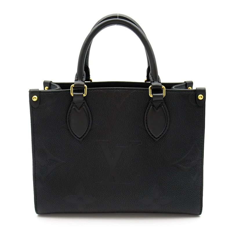 Louis Vuitton on the Go PM Monogram Empreinte Handbag Noir — view 4