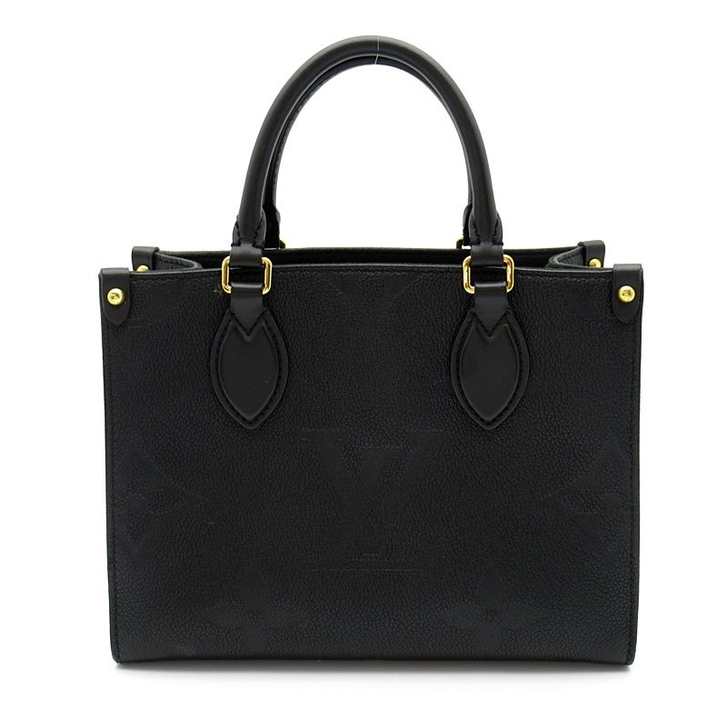 Louis Vuitton on the Go PM Monogram Empreinte Handbag Noir