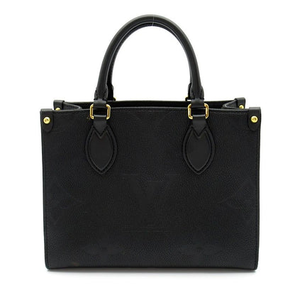 Louis Vuitton on the Go PM Monogram Empreinte Handbag Noir