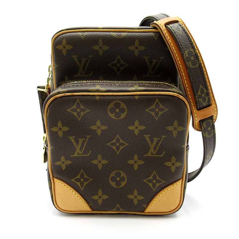 Louis Vuitton Amazon Monogram Shoulder Bag Brown