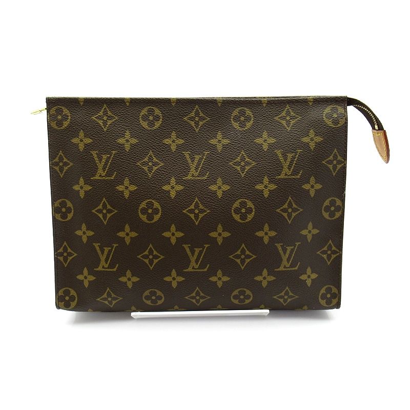 Louis Vuitton Poche Toilette 26 Monogram Second Bag Brown