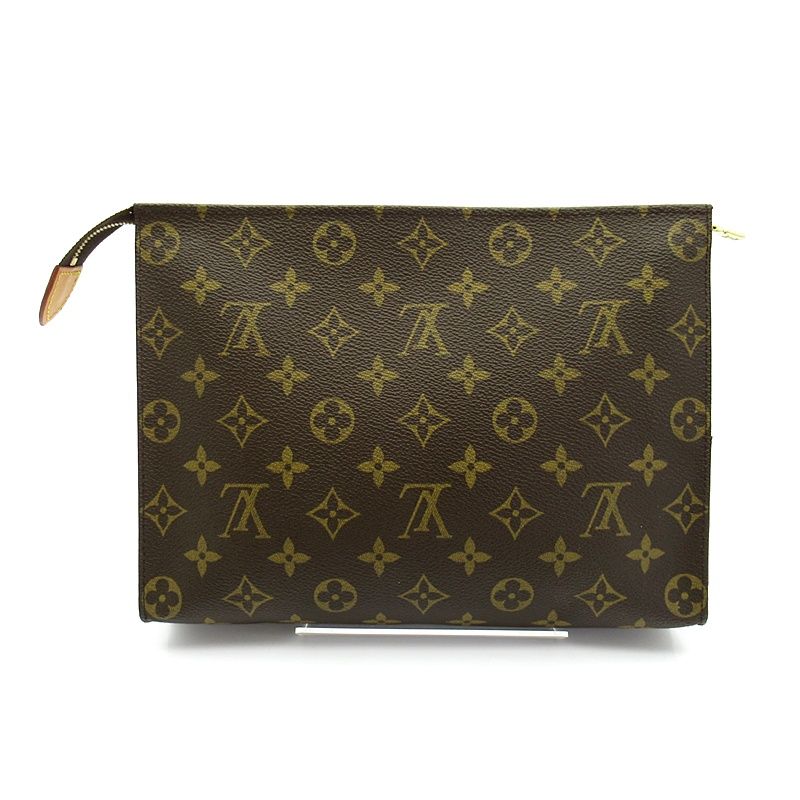 Louis Vuitton Poche Toilette 26 Monogram Second Bag Brown — view 3