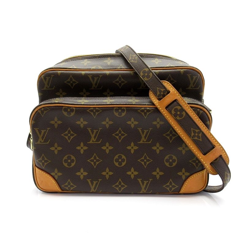 Louis Vuitton Nile Monogram Shoulder Bag Brown