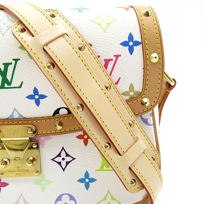 Louis Vuitton Solonge Multicolor Shoulder Bag White — view 2