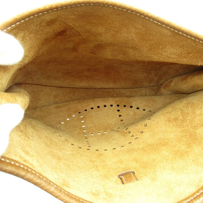 Hermes Evelyne 3 PM Taurillon Clemence Shoulder Bag Gold — view 6