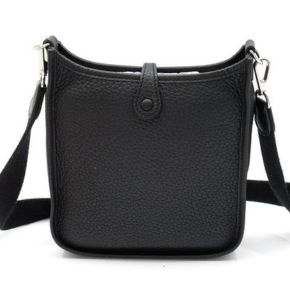 Hermes Evelyne TPM Amazon Taurillon Clemence Shoulder Bag Black — view 3