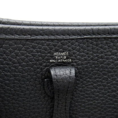 Hermes Evelyne TPM Amazon Taurillon Clemence Shoulder Bag Black — view 7