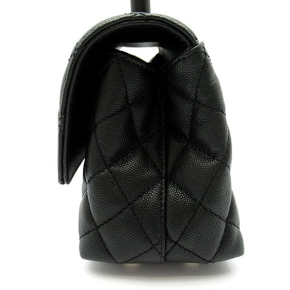 Chanel Coco Handle XS 2-Way Handbag Caviar Leather Black Medium — view 2