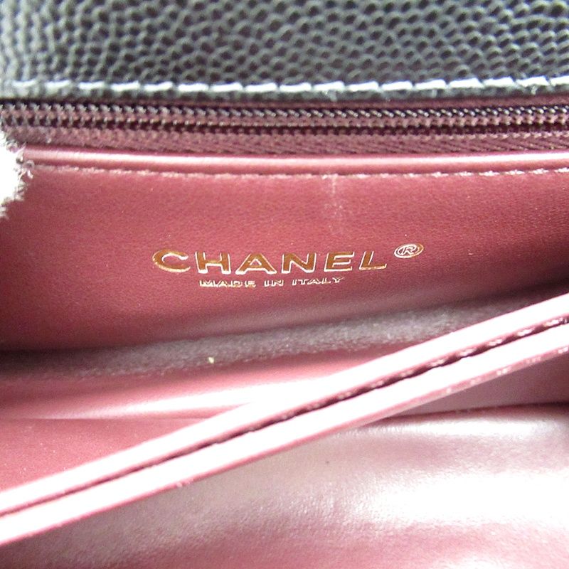 Chanel Coco Handle XS 2-Way Handbag Caviar Leather Black Medium — view 7