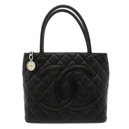 Chanel Reissue Tote Caviar Leather Handbag Black