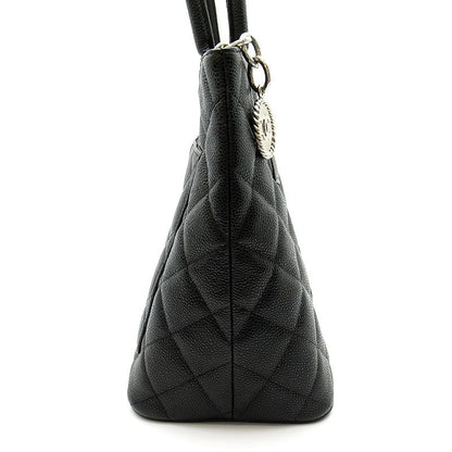 Chanel Reissue Tote Caviar Leather Handbag Black — view 5