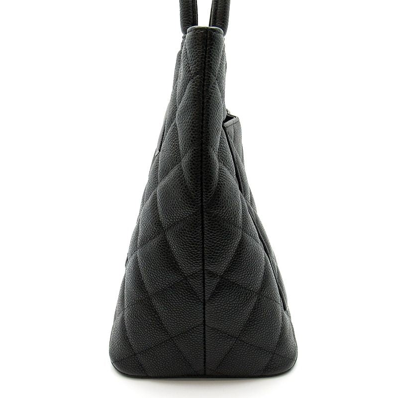 Chanel Reissue Tote Caviar Leather Handbag Black — view 3