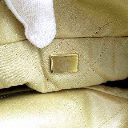 Chanel 22 Small Handbag Calfskin Beige — view 7