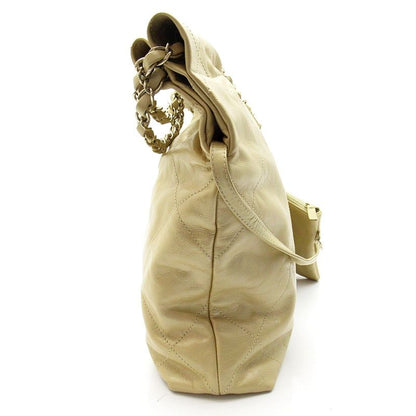 Chanel 22 Small Handbag Calfskin Beige — view 4
