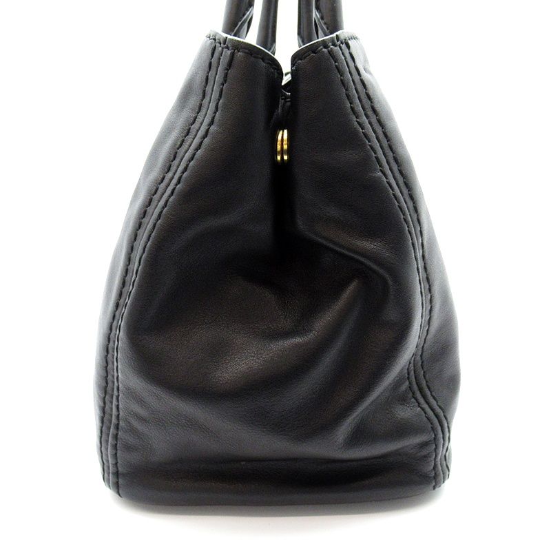 Prada 2-Way Tote Leather Black — view 5