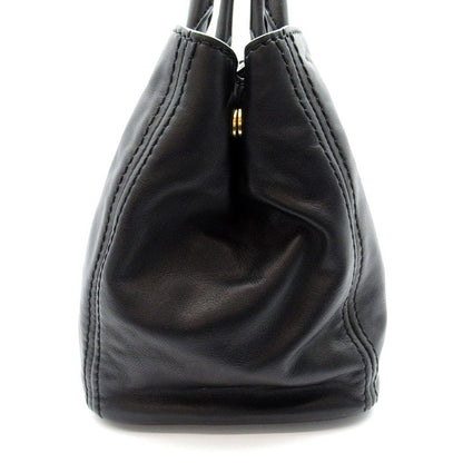 Prada 2-Way Tote Leather Black — view 5