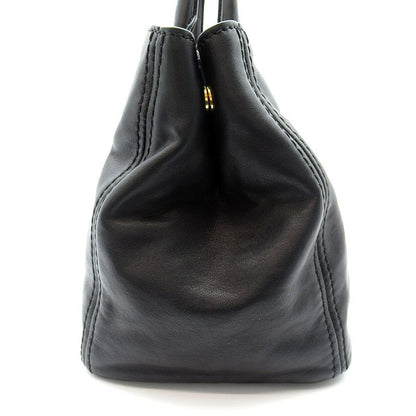 Prada 2-Way Tote Leather Black — view 3