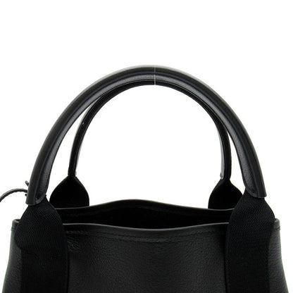 Balenciaga Navy Cabas XS 2-Way Handbag Leather Black — view 2