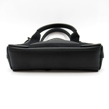 Balenciaga Navy Cabas XS 2-Way Handbag Leather Black — view 6