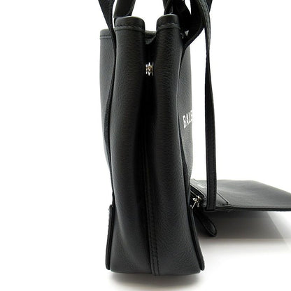 Balenciaga Navy Cabas XS 2-Way Handbag Leather Black — view 5