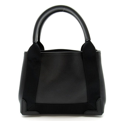 Balenciaga Navy Cabas XS 2-Way Handbag Leather Black — view 4