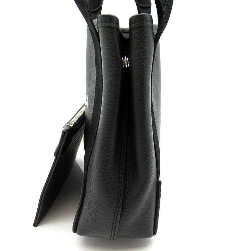 Balenciaga Navy Cabas XS 2-Way Handbag Leather Black — view 3