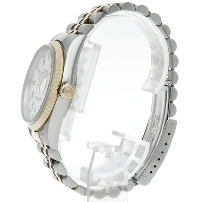 Rolex Datejust Watch Diamond 18k Yellow Gold SS White 19 — view 3
