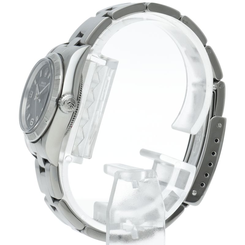 Rolex Oyster Perpetual Watch SS Black — view 3