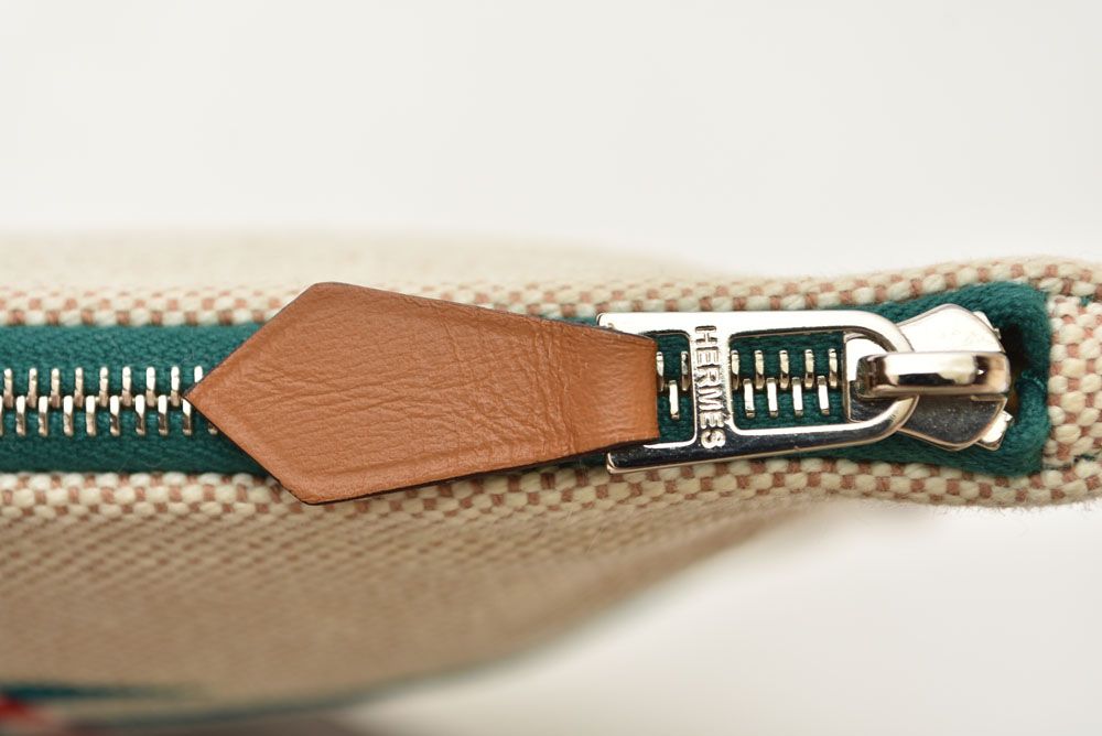 Hermes Pouch Optimist 24 Case Green Multi — view 5