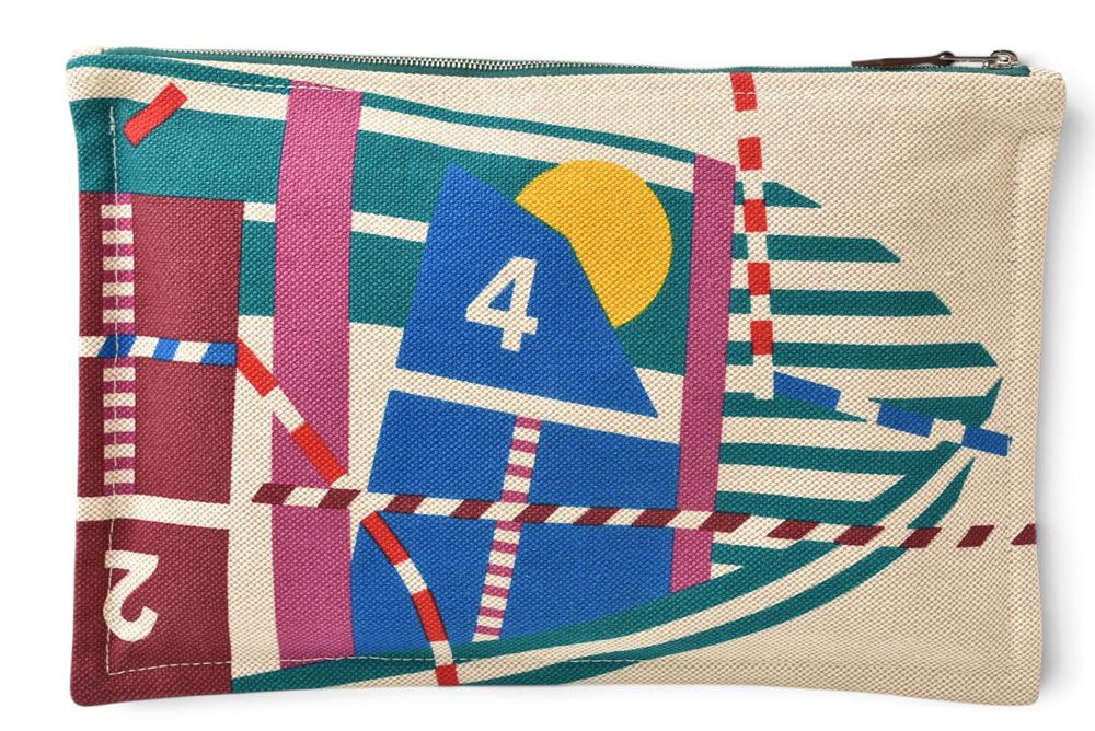 Hermes Pouch Optimist 24 Case Green Multi — view 6