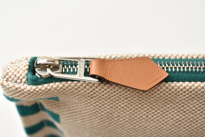 Hermes Pouch Optimist 24 Case Green Multi — view 4