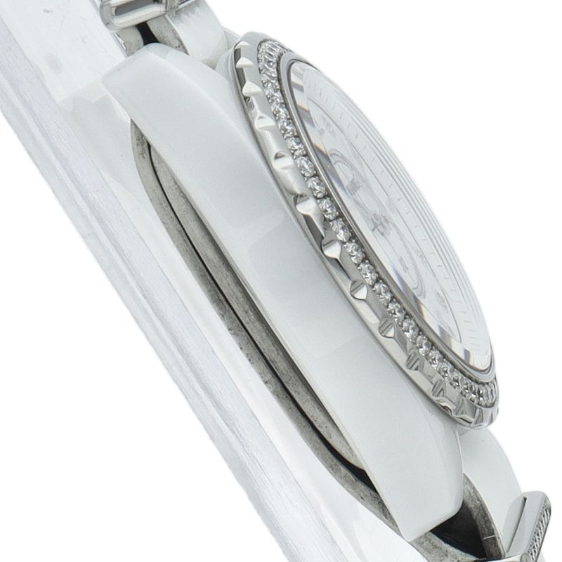 Chanel J12 12P Watch 33 Diamond Bezel Repair Book Band Ceramic — view 4