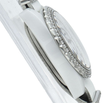 Chanel J12 12P Watch 33 Diamond Bezel Repair Book Band Ceramic — view 4