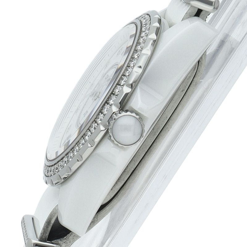 Chanel J12 12P Watch 33 Diamond Bezel Repair Book Band Ceramic — view 3