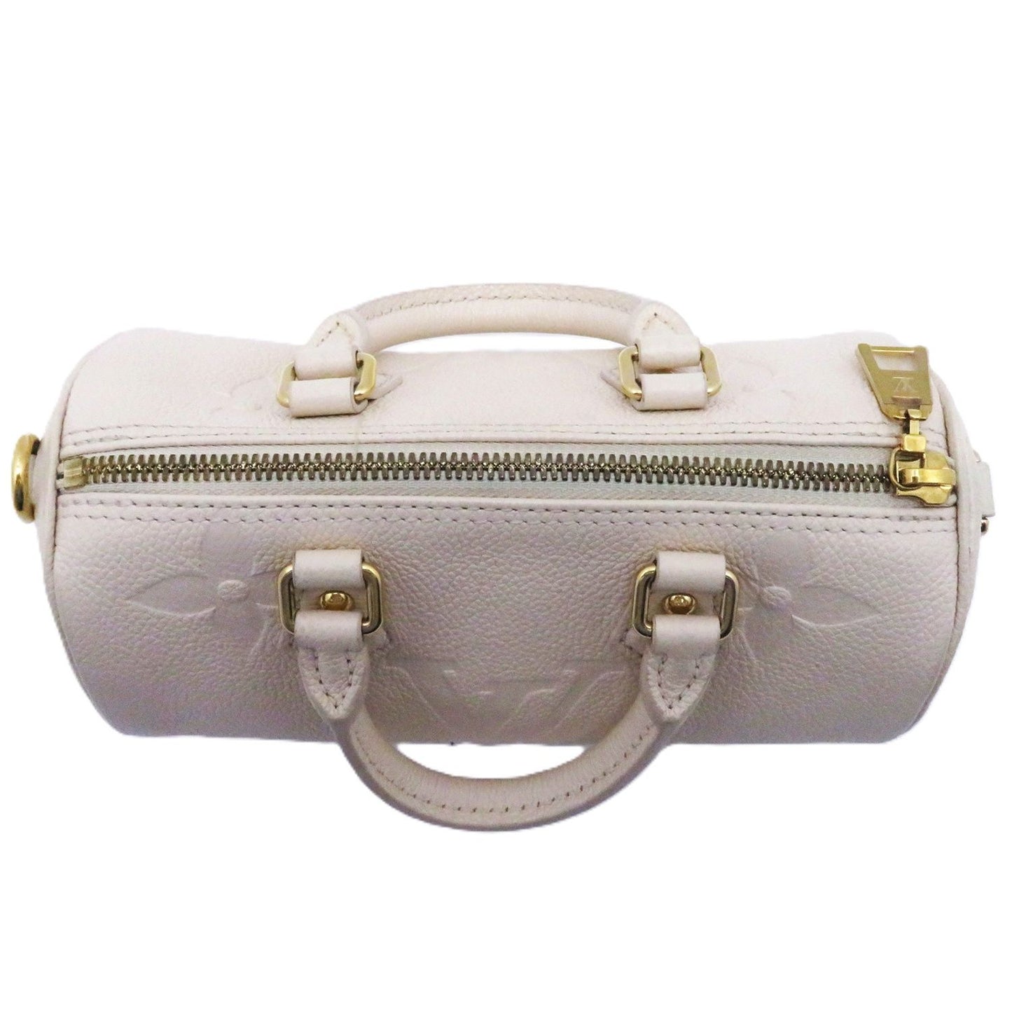 Louis Vuitton Papillon BB Monogram Empreinte Cream Handbag — view 5