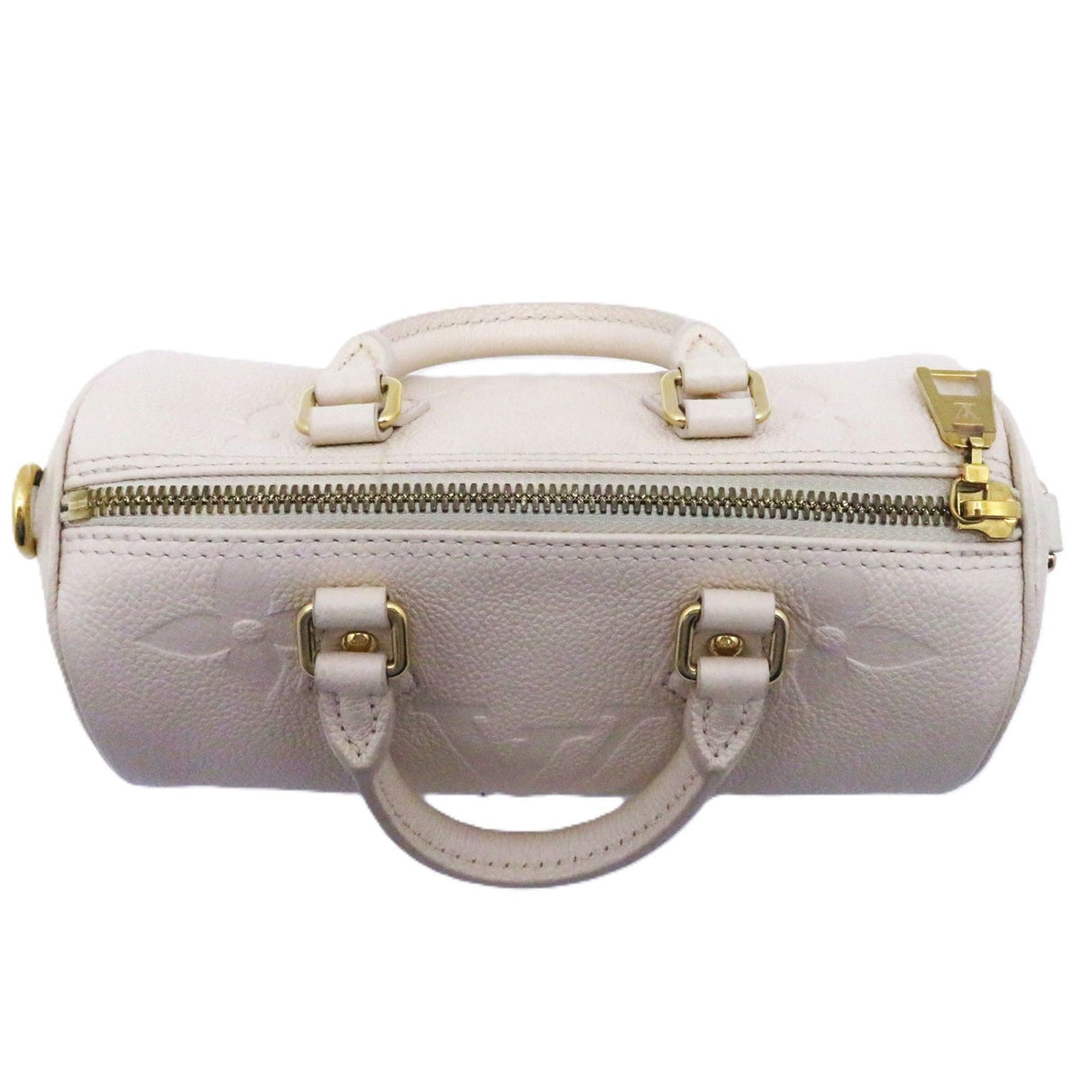 Louis Vuitton Papillon BB Monogram Empreinte Cream Handbag — view 5
