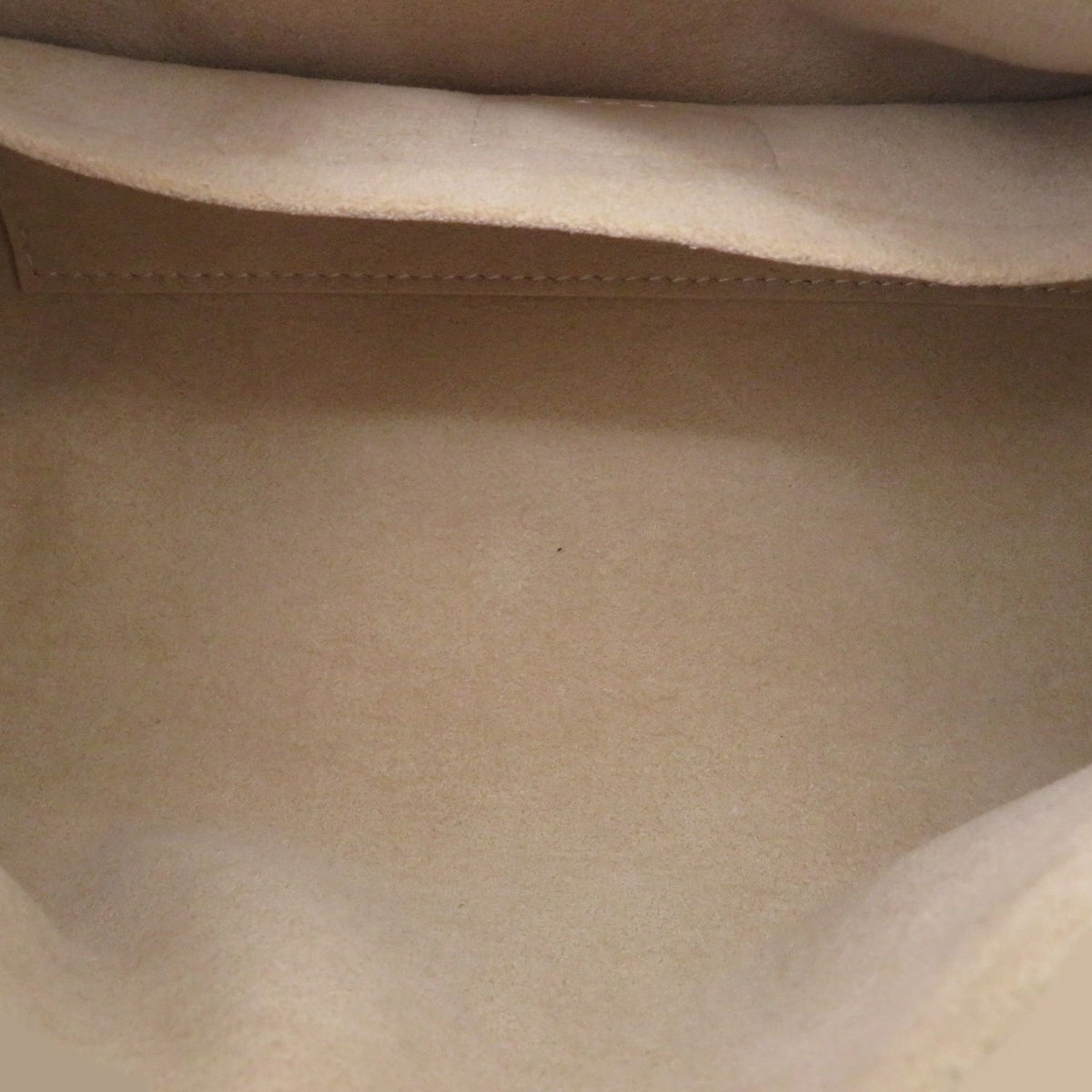 Louis Vuitton Papillon BB Monogram Empreinte Cream Handbag — view 7