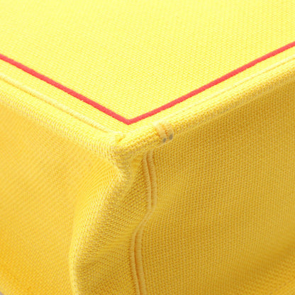 Dior Book Cover Dracula Tote Medium Yellow Red Canvas — view 6