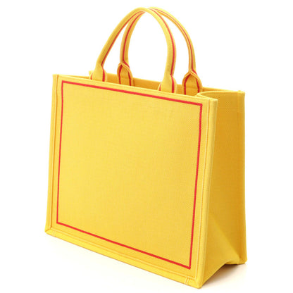 Dior Book Cover Dracula Tote Medium Yellow Red Canvas — view 2