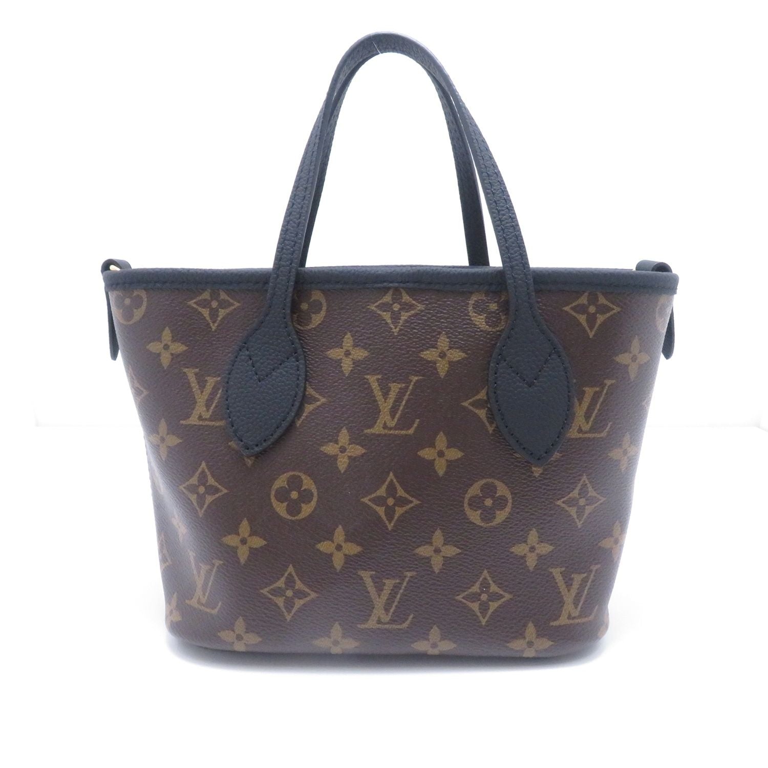Louis Vuitton Neverfull Inside Out BB Monogram Black Handbag Canvas