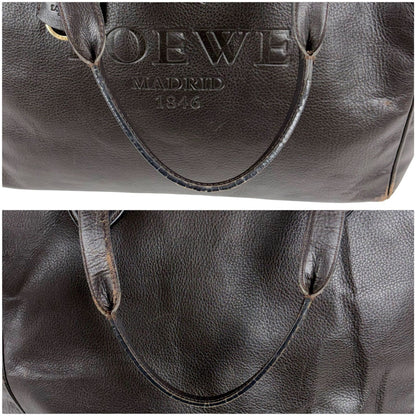 Loewe Heritage Tote Bag Leather Brown — view 7