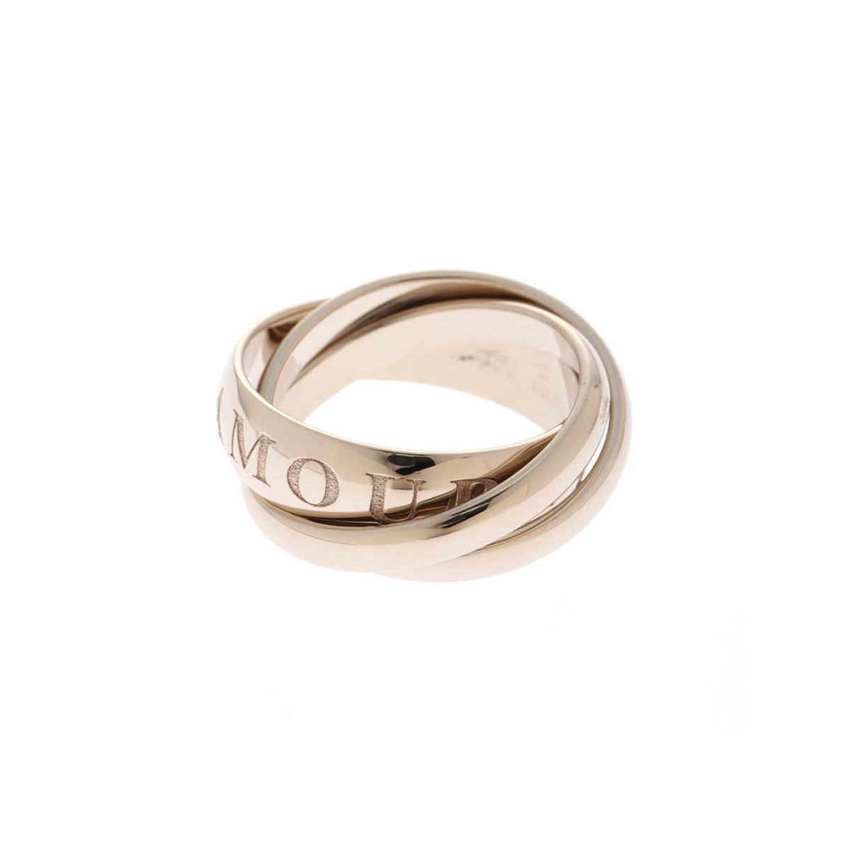 Cartier Trinity Ring 18k White Gold Silver