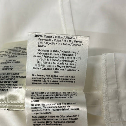 Fendi Skirt S White Knee-Length Ruffle 38 — view 5