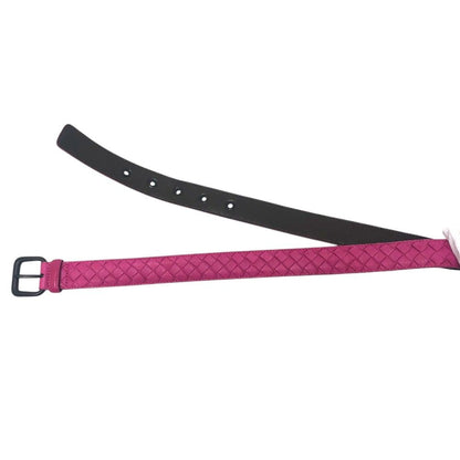 Bottega Veneta Belt Intrecciato Leather Pink — view 4