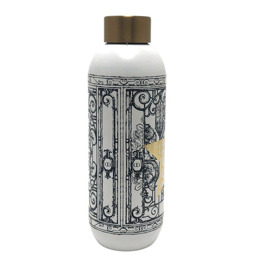 Dior Water Bottle Logo Star Stainless Steel White