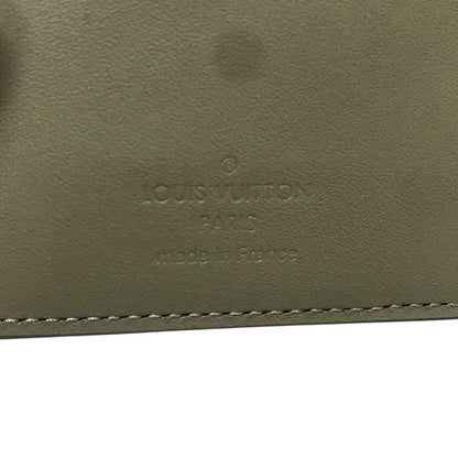 Louis Vuitton Bifold Wallet Portefeuille Multiple Taurillon Leather Sage — view 4